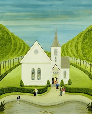 The American Church by Mark Baring - print