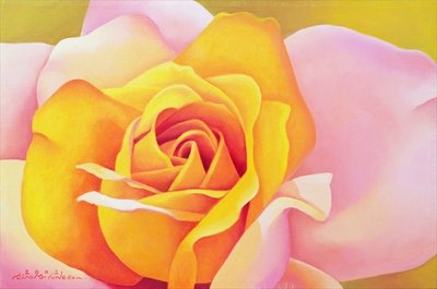 The Rose, 2002 (oil on canvas) by Myung-Bo Sim - print