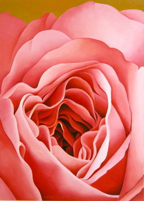 The Rose, 2004 (oil on canvas) by Myung-Bo Sim - print