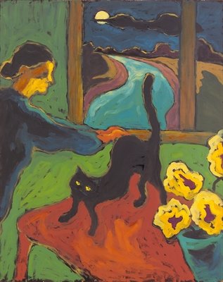 Fine Art Print of Full Moon, 2004 by Marta Martonfi-Benke