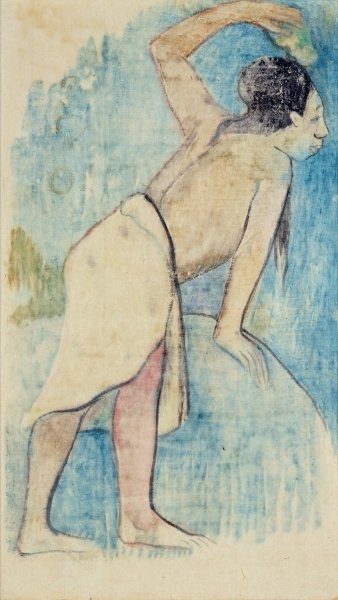 Fine Art Print of Tahitian, 1893 by Paul Gauguin