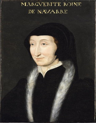 Fine Art Print of Portrait of Margaret of Navarre by Francois Clouet