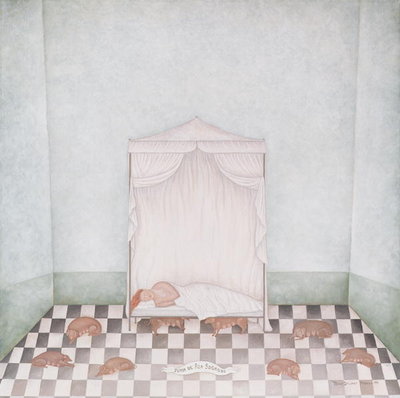 Fine Art Print of Juana of Aza Dreaming, 1991 by Mary Stuart