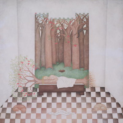 Fine Art Print of Eve Sleeping with the Tree of Wisdom, 1999 by Mary Stuart