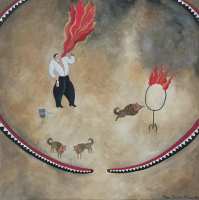 Fine Art Print of Fire Eater, 1980 by Mary Stuart