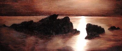 Moonlight, 2002 (oil on canvas) by Antonia Myatt - print