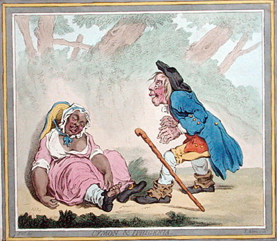 Fine Art Print of Cymon &amp; Iphigenia, published by Hannah Humphrey in 1796 by James Gillray