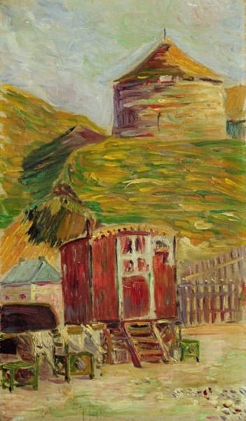 Fine Art Print of Gypsies at Port-en-Bessin, 1883 by Paul Signac
