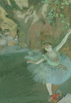 Fine Art Print of The Bow of the Star, c.1880 by Edgar Degas