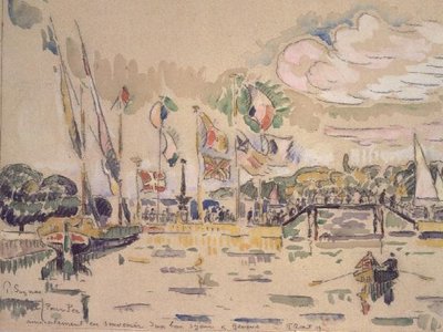Fine Art Print of Geneva, c.1919 by Paul Signac
