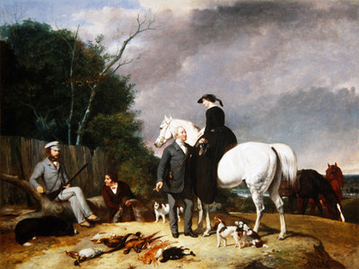 Fine Art Print of The First of October, 1856 by Abraham Cooper
