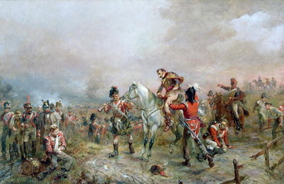 Fine Art Print of The Field at Waterloo by Robert Alexander Hillingford