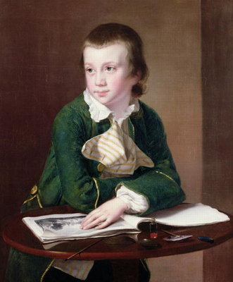 Fine Art Print of T33403 Portrait of the Revd William Rastall as a Boy by Joseph Wright of Derby