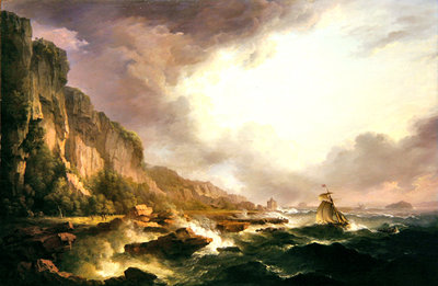 Fine Art Print of Portencross- At the Mouth of the Clyde by Alexander Nasmyth
