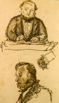 Fine Art Print of The Auctioneer by Sir John Everett Millais