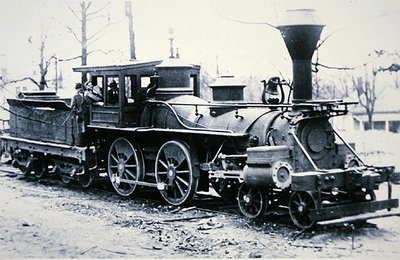 Fine Art Print of Locomotive 'Texas' from The Great Locomotive Chase by American School