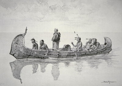 Fine Art Print of The Missionary by Frederic Remington
