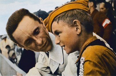 Fine Art Print of "A word with Dr Goebbels", Nazi Germany, 1934 by German Photographer