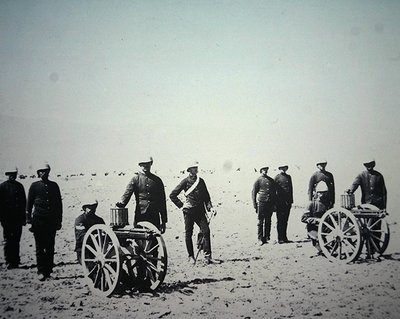 Fine Art Print of Gatling Guns of the Royal Artillery by English Photographer
