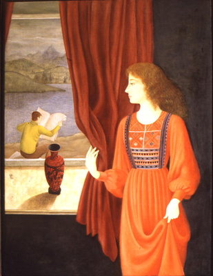 At the Window (oil on canvas) by Patricia O'Brien - print
