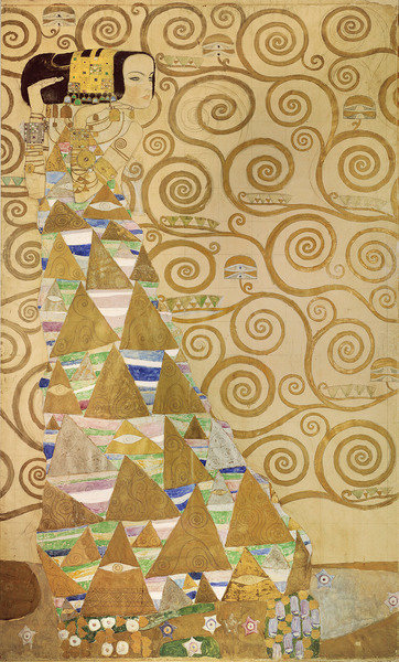 Fine Art Print of Study for Expectation, c.1905-09 by Gustav Klimt