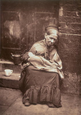 Fine Art Print of The Crawlers, from 'Street Life in London', 1877-78 by John Thomson