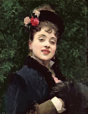 Fine Art Print of Aline Masson, the Artist's Model by Raimundo de Madrazo y Garetta