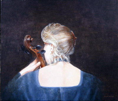 Fine Art Print of Cello Professor, 2005 by Lincoln Seligman