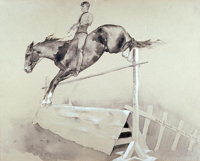 Fine Art Print of Jump by Frederic Remington