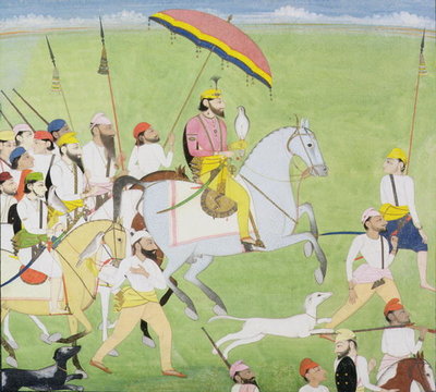 Fine Art Print of Rajah Dhian Singh by Indian School