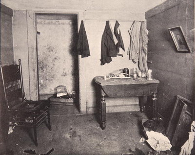 Fine Art Print of New York Tenement housing, 1890s by American Photographer