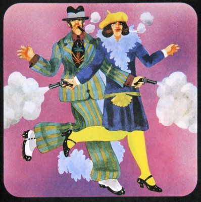 Fine Art Print of Bonnie and Clyde Fashions, from 'Carnaby Street' by Tom Salter, 1970 by Malcolm English
