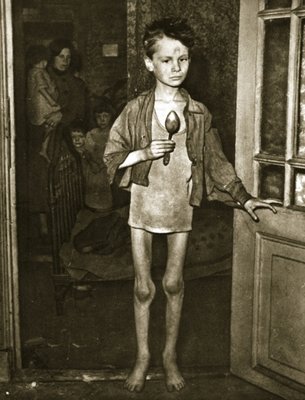 Fine Art Print of Child with spoon by Dutch Photographer