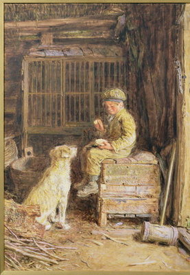 Fine Art Print of The Frugal Meal by William Henry Hunt