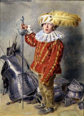 Fine Art Print of A Warrior Bold by William Henry Hunt