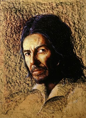 Harrison (1943-2002) (oil pastel on board) by Trevor Neal - print