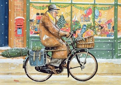 Grandad is Coming For Christmas (w/c) by Tony Todd - print