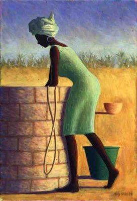 Water from the Well, 1999 (oil on canvas) by Tilly Willis - print