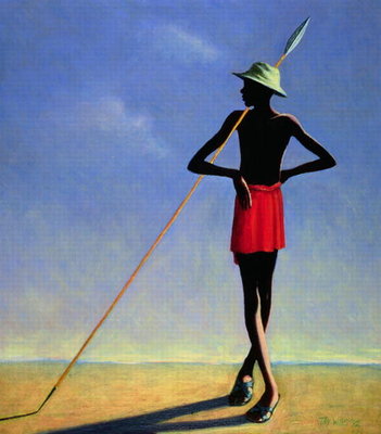 The Askari, 1992 (oil on canvas) by Tilly Willis - print