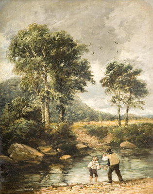 Fine Art Print of On the Lledr, 1852 by David Cox