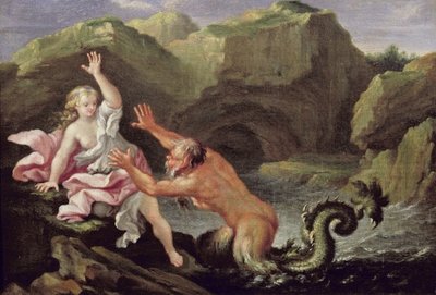 Fine Art Print of Glaucus and Scylla by Filippo Lauri