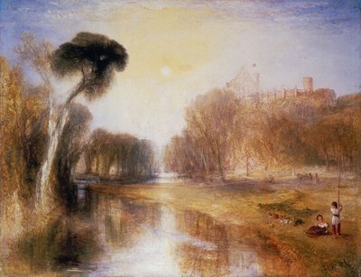Fine Art Print of Schloss Rosenau, Seat of H.R.H. Prince Albert of Coburg, 1841 by Joseph Mallord William Turner