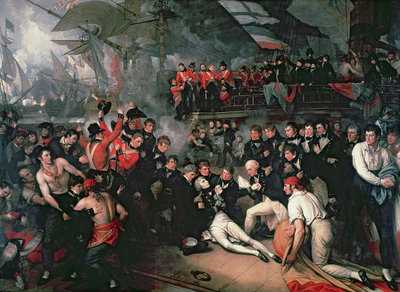 Fine Art Print of The Death of Nelson, 21st October 1805 by Benjamin West