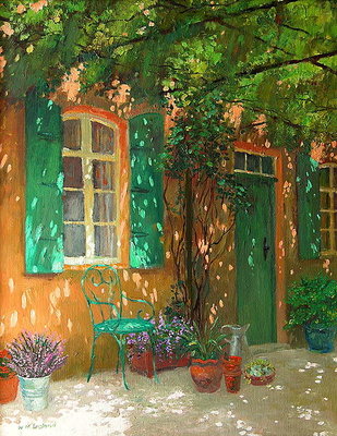 Arbour, 2003 (oil on board) by William Ireland - print