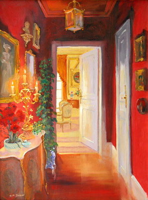 Candelabra, 2003 (oil on board) by William Ireland - print