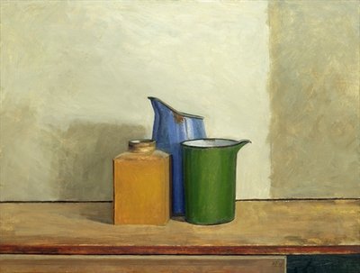 Three Tins Together (oil on board) by William Packer - print