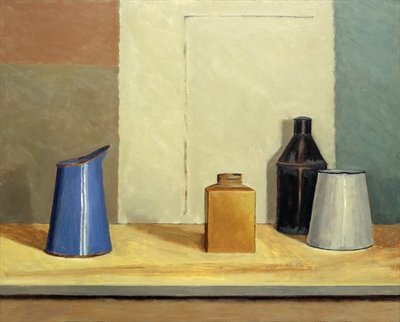 Blue Jug Alone (oil on board) by William Packer - print