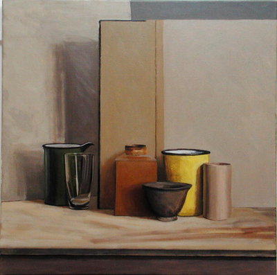 Yellow and Green (oil on canvas) by William Packer - print