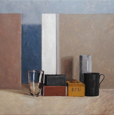 K L G (oil on canvas) by William Packer - print