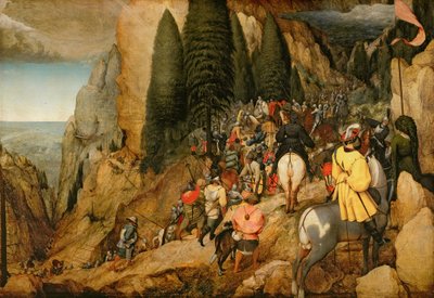 Conversion of St. Paul, 1567 by Pieter the Elder Bruegel - print